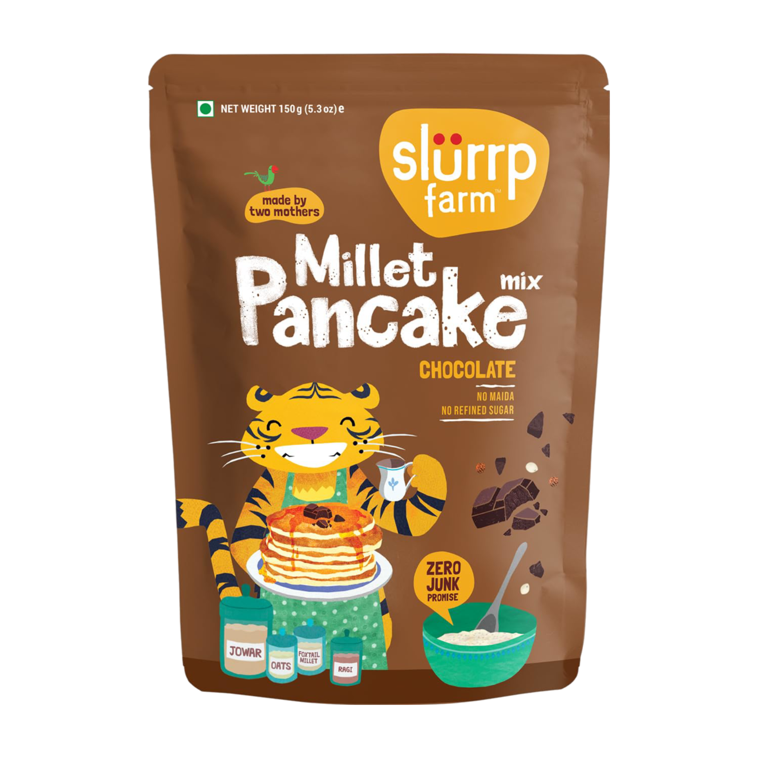 Chocolate Millet Pancake