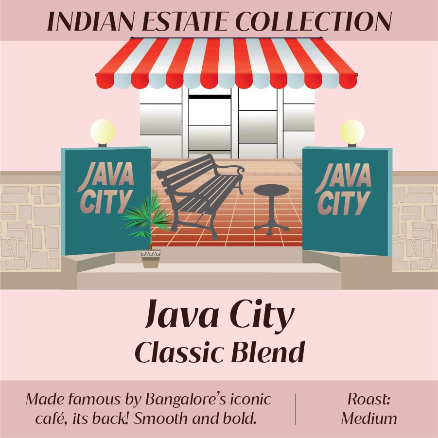 Indian Selection Coffee Java City Classic Blend Whole Beans