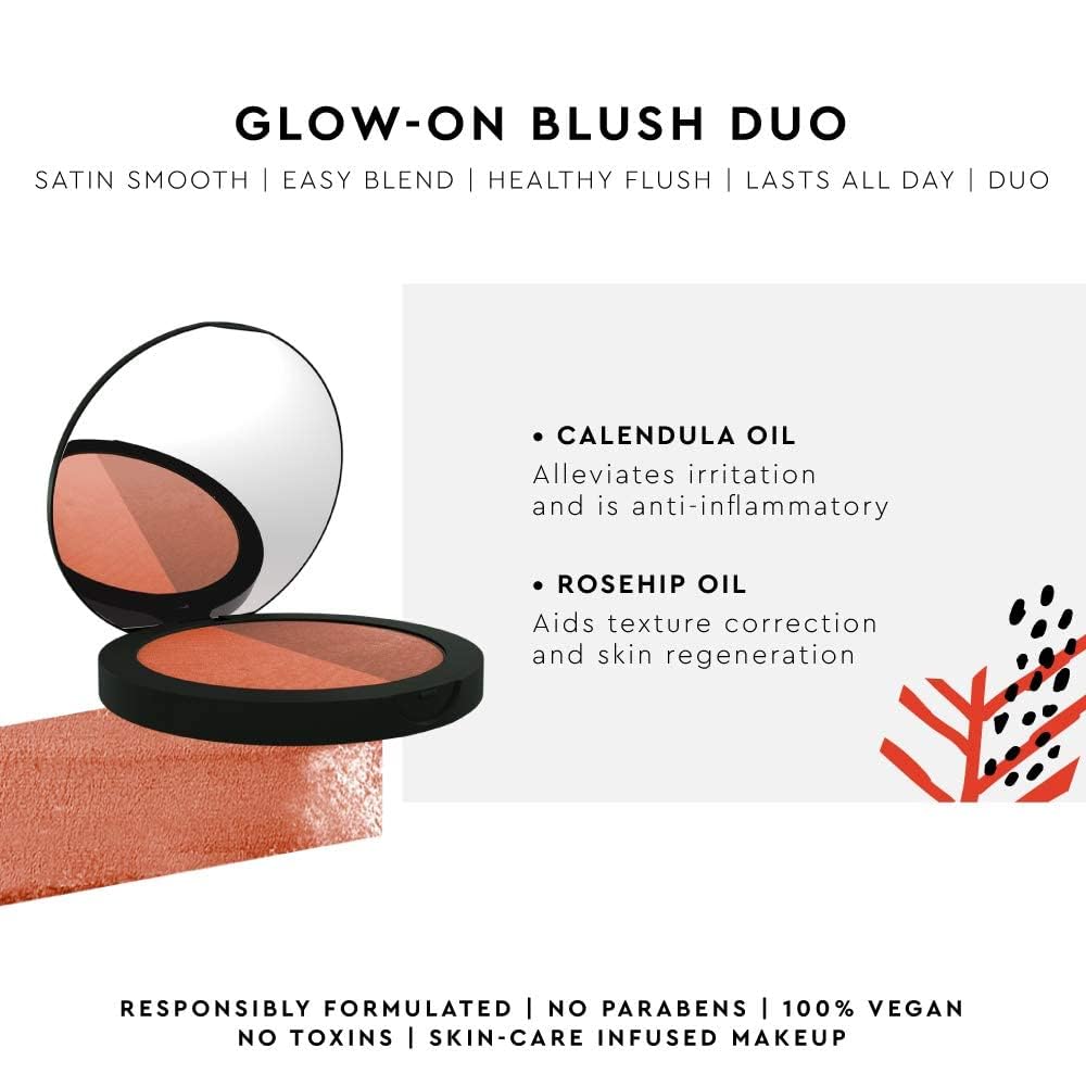 Glow-On Blush Duo -Classic Coral - Perfect Pink