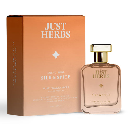 Just Herbs Energizing Silk & Spice Perfume for Men