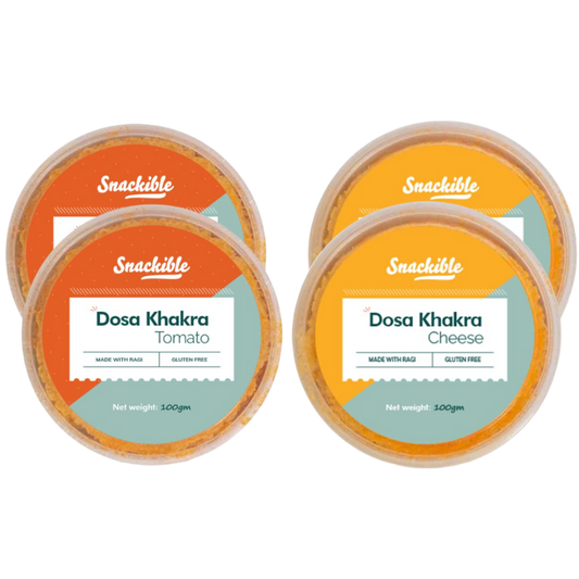 Crispy Cheese & Tomato Dosa Khakhra (Pack of 4)