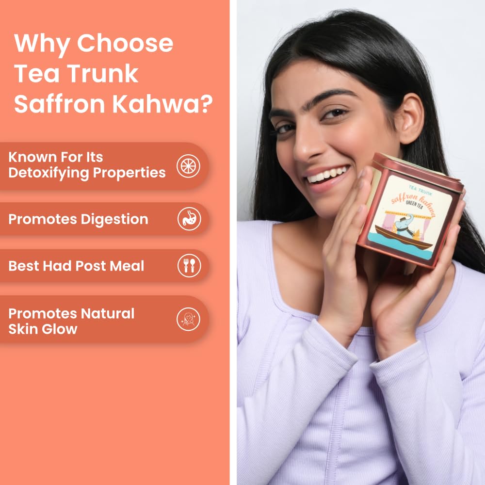 Saffron Kashmiri Kahwa Green Tea