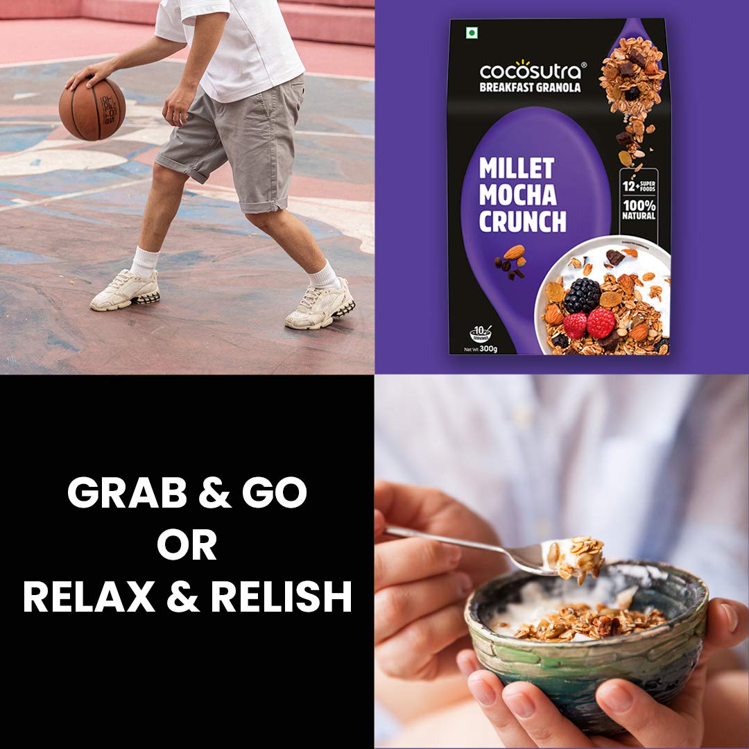 Millet Mocha Crunch Breakfast Granola