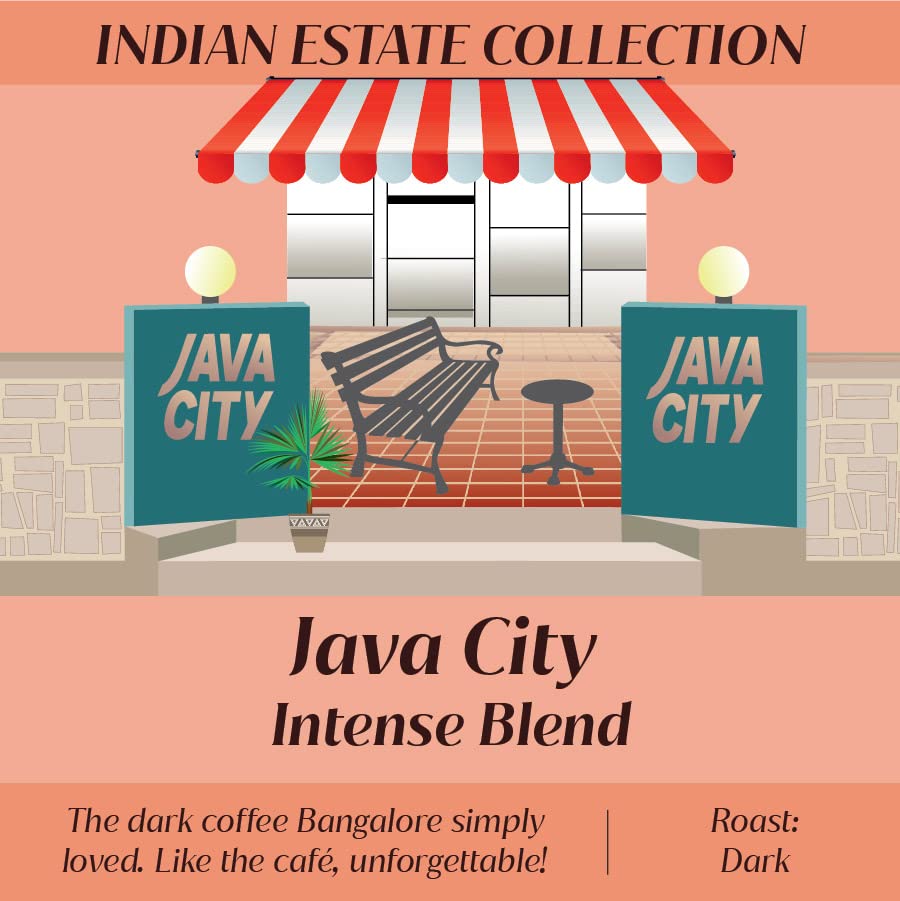 Indian Selection Coffee Java City Intense Blend Whole Beans 250