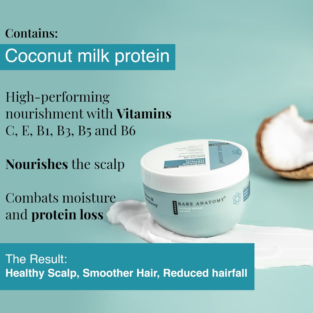 Ceramide A2 & Coconut Milk Protein Damage Repair Hair Mask