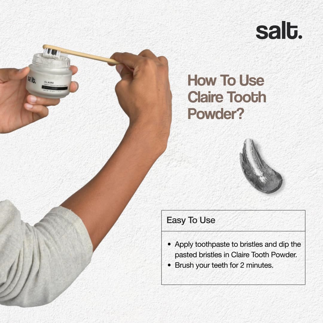 Salt Claire Day Tooth Powder