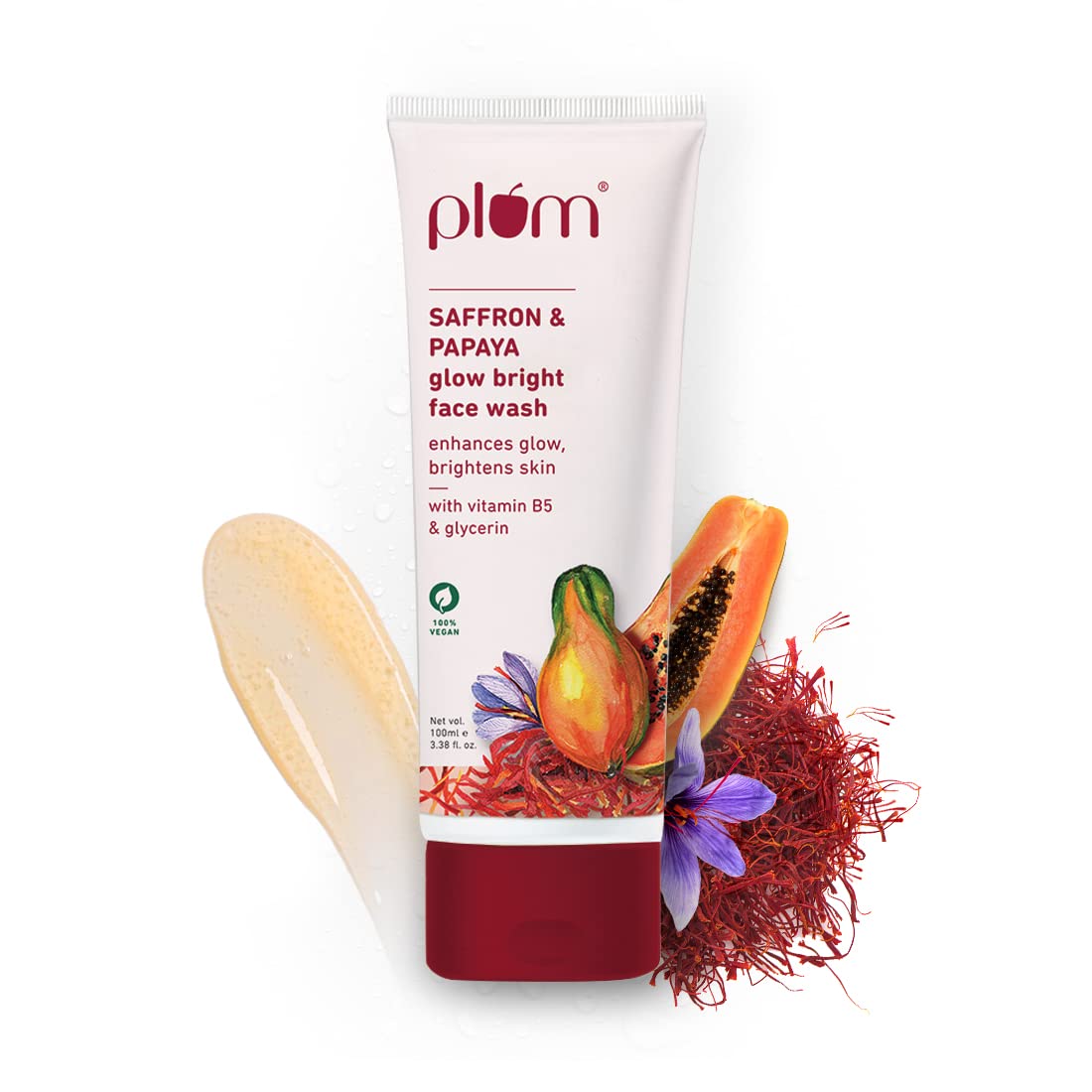 Saffron & Papaya Glow & Brightening Face Wash