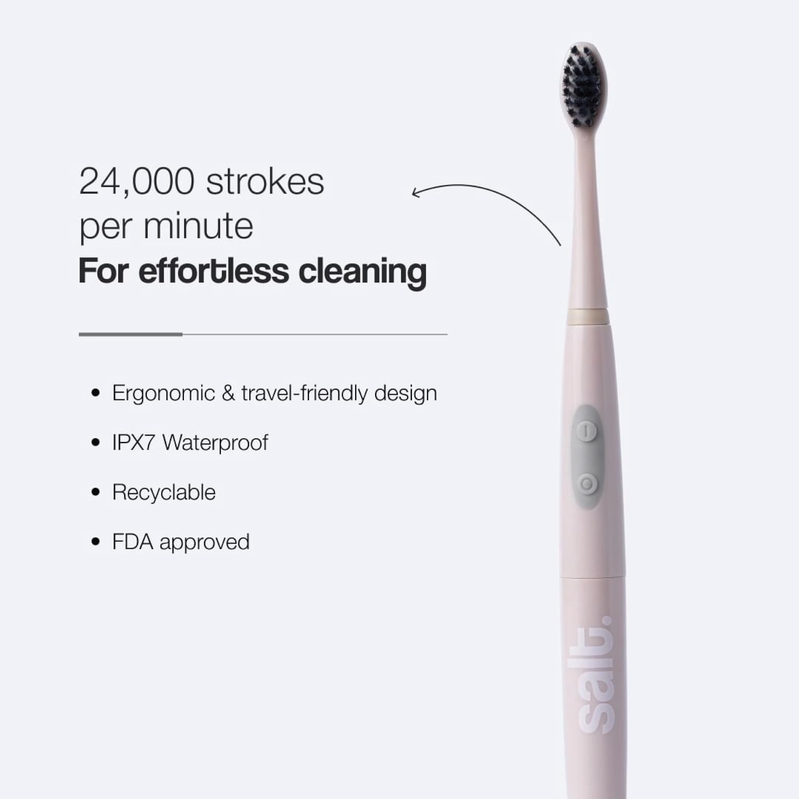 Salt Magna Sonic Electric Toothbrush form Men and Women