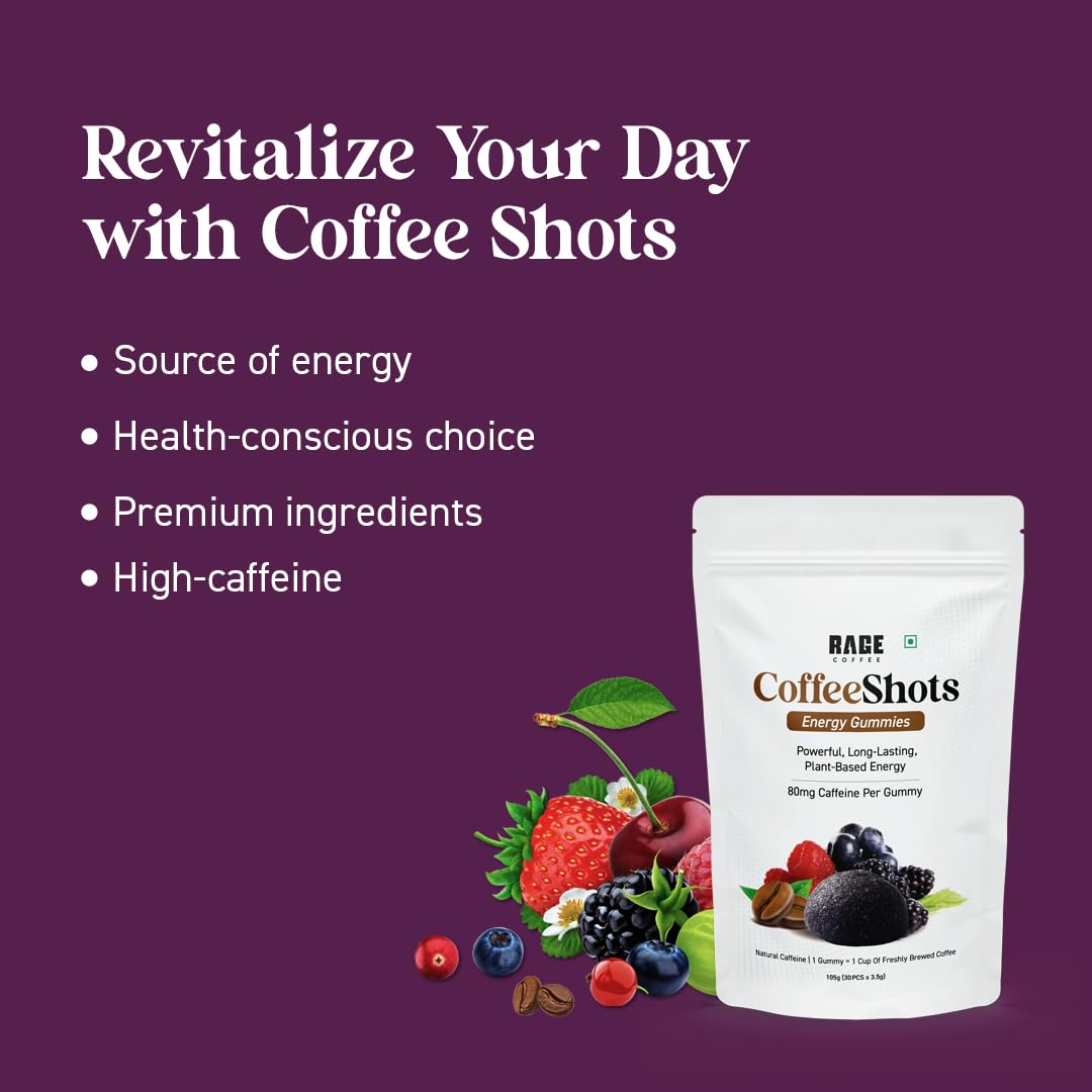 Premium Energy Coffee Shots Gummies