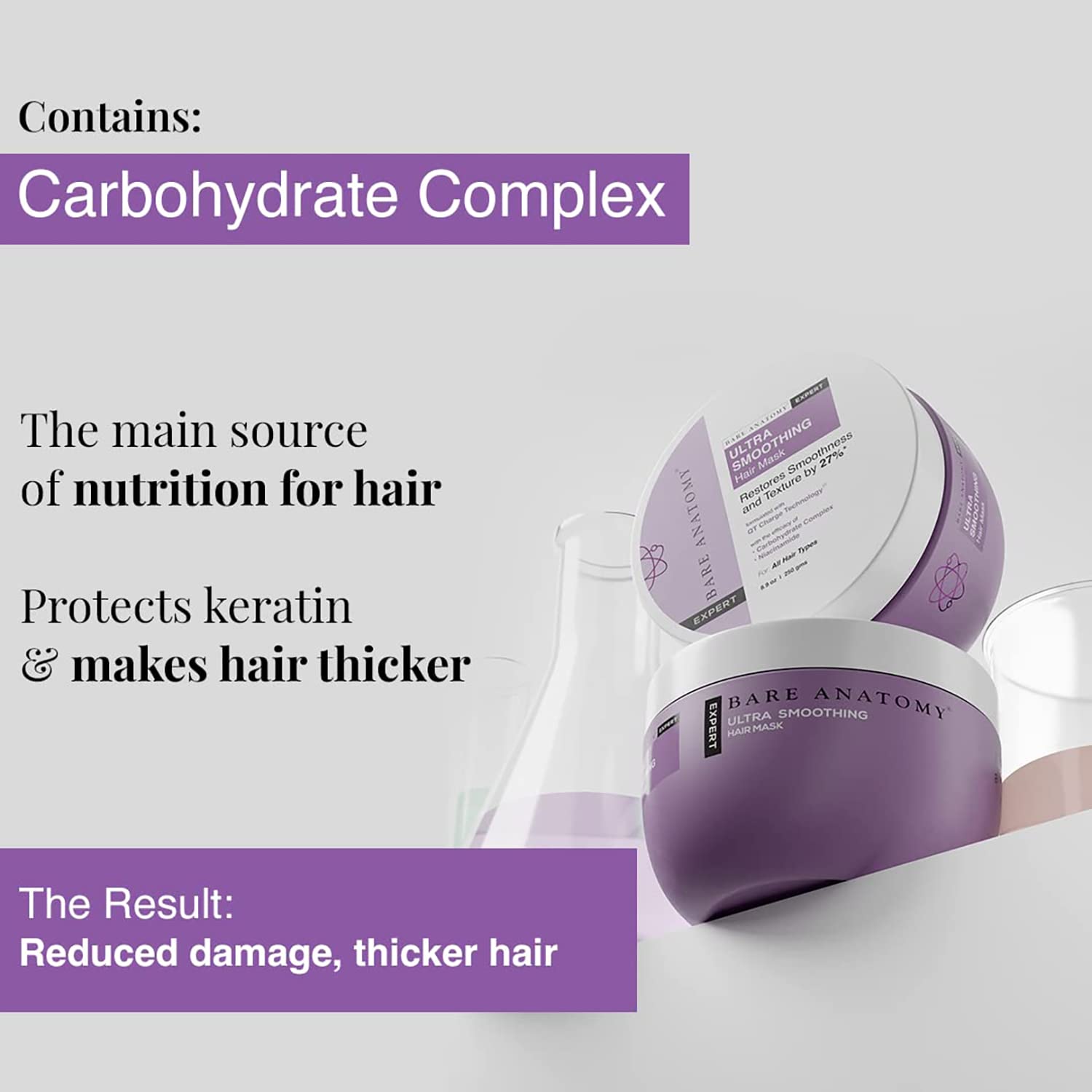 Carbohydrate Complex & Niacinamide Ultra Smoothing Hair Mask