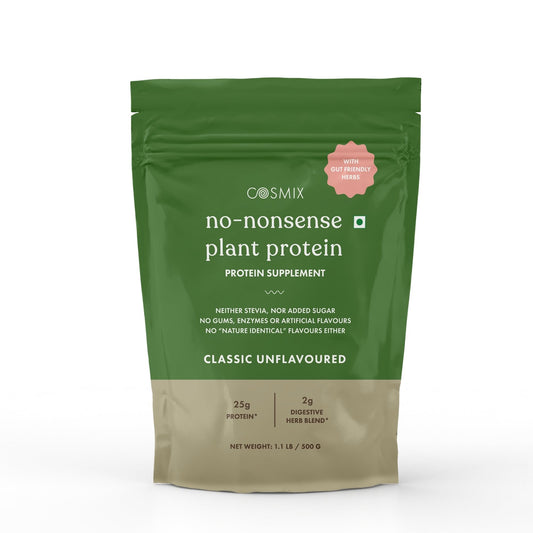 No Nonsense Plant Protein Organic Pea & Brown Rice Isolate Classic Unflavoured