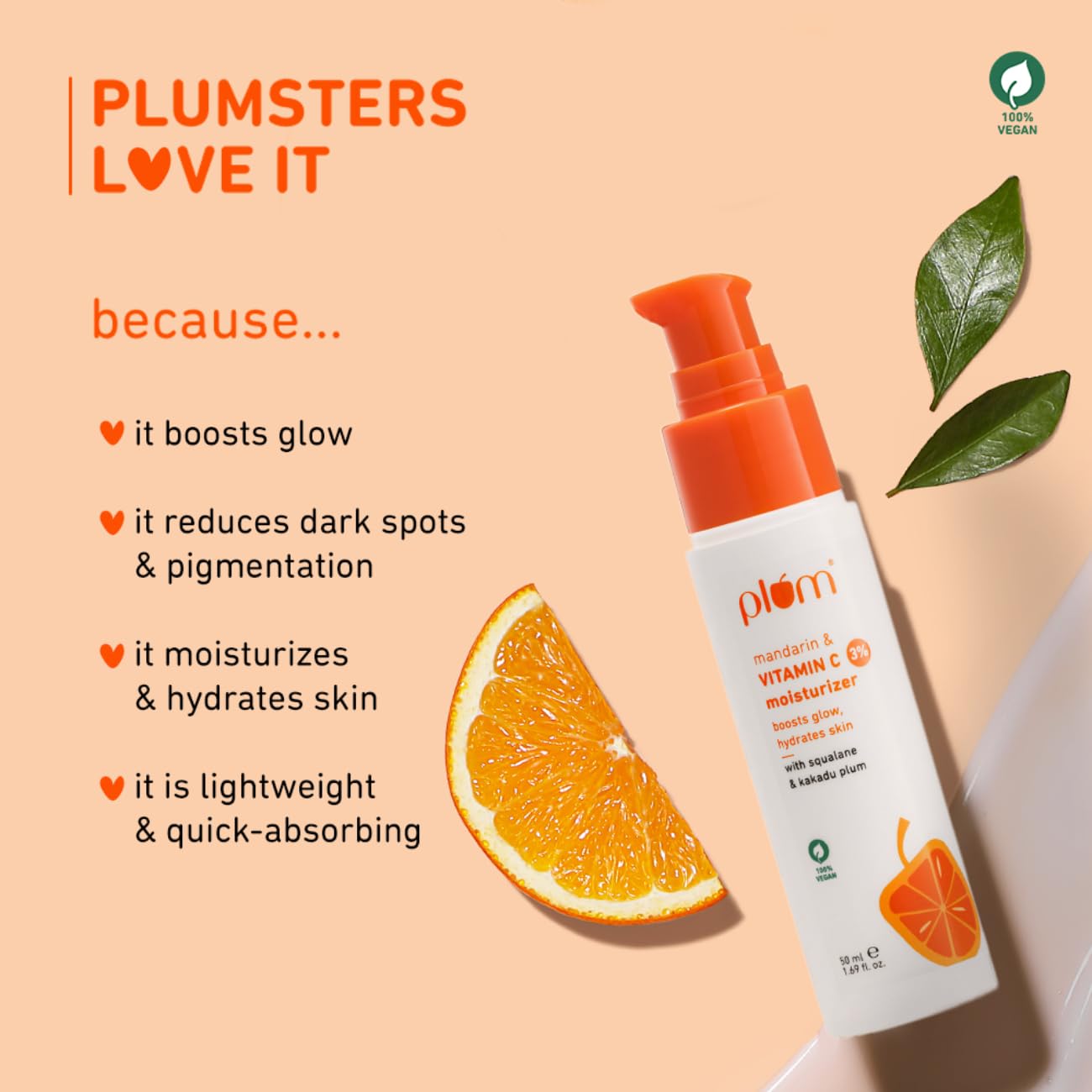 Plum 3% Vitamin C Moisturizer with Mandarin