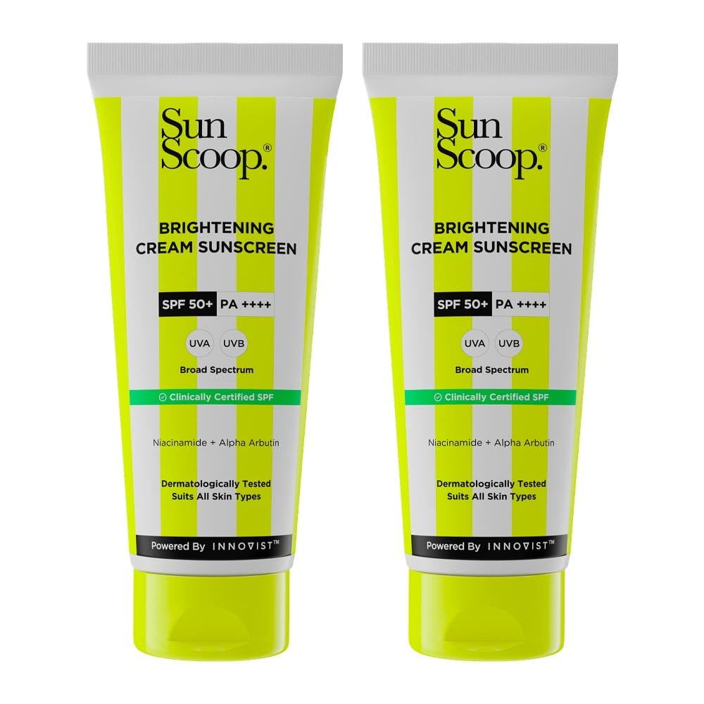 Brightening Daily Sunscreen SPF 50 With Niacinamide + Alpha Arbutin for Radiant Skin