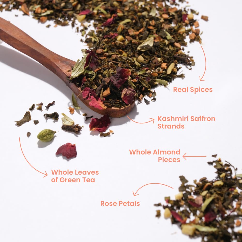 Saffron Kashmiri Kahwa Green Tea