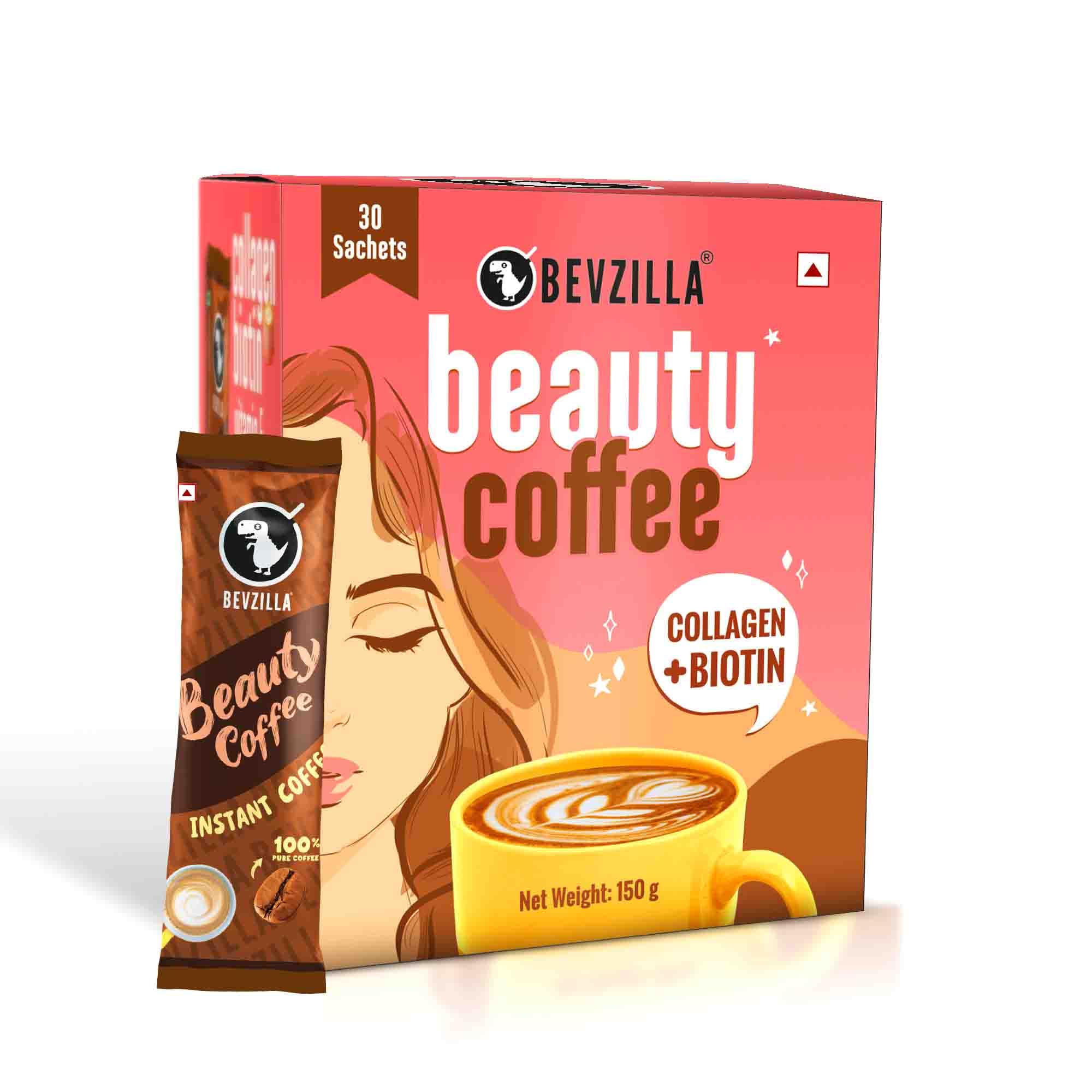 30 Instant Beauty Coffee Infused with Marine Collagen