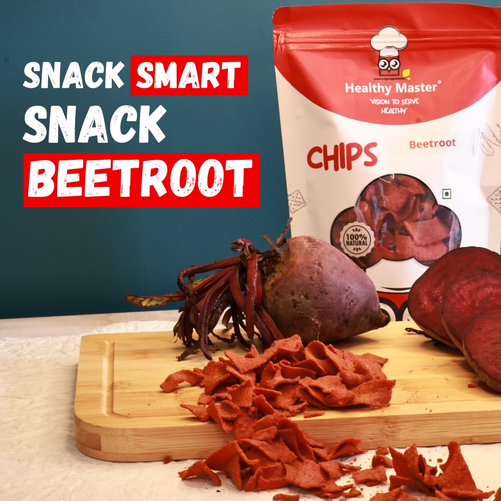 Baked Beetroot Chips