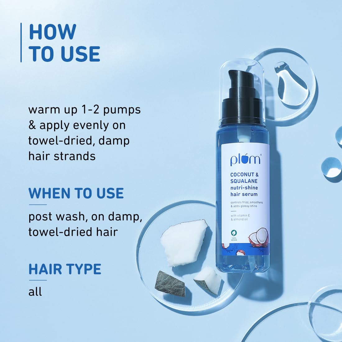 Coconut & Squalane Hair Serum