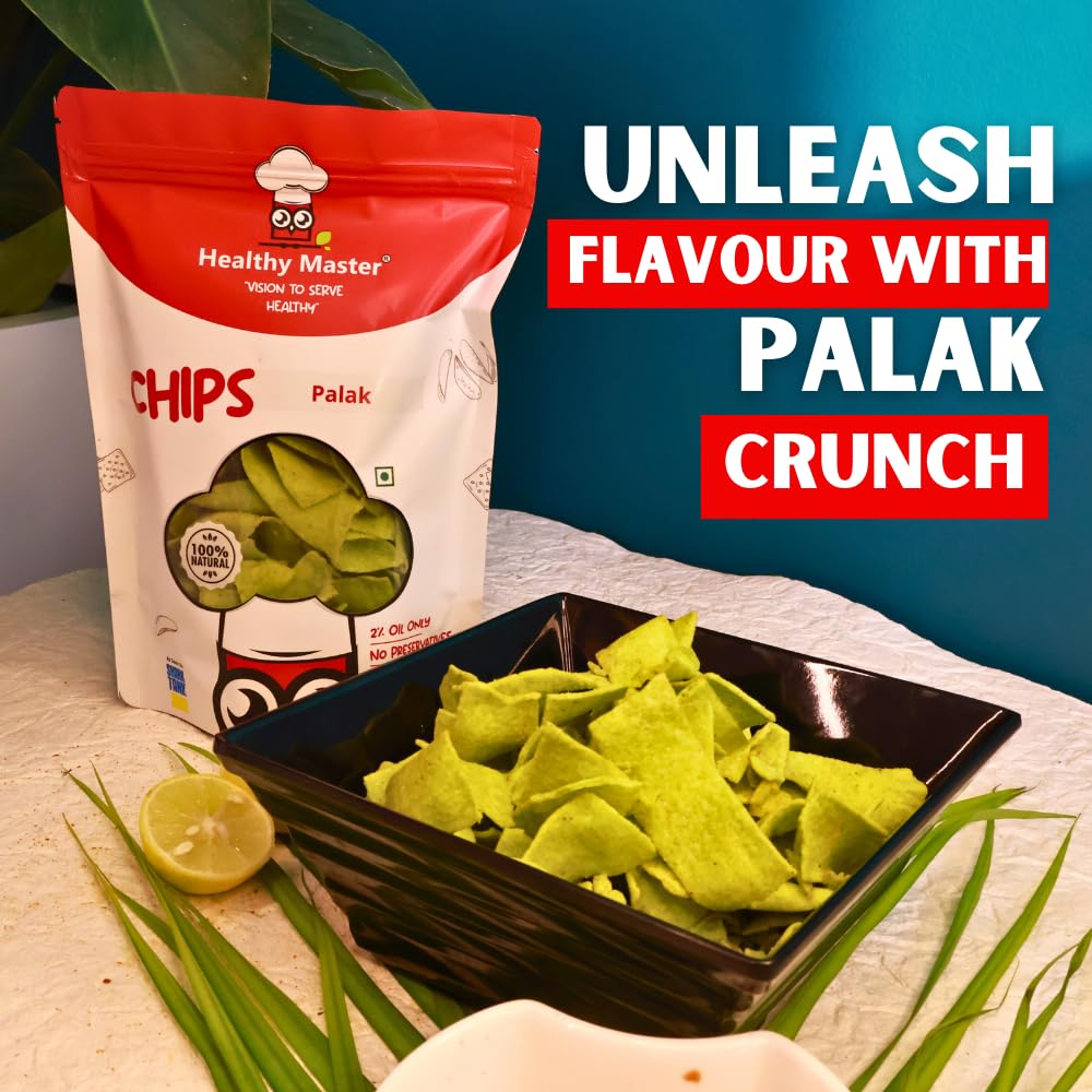 Palak & Blackgram (Udad) Chips