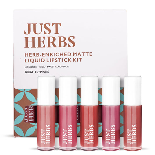 Herb Enriched Matte Liquid Lipstick Kit