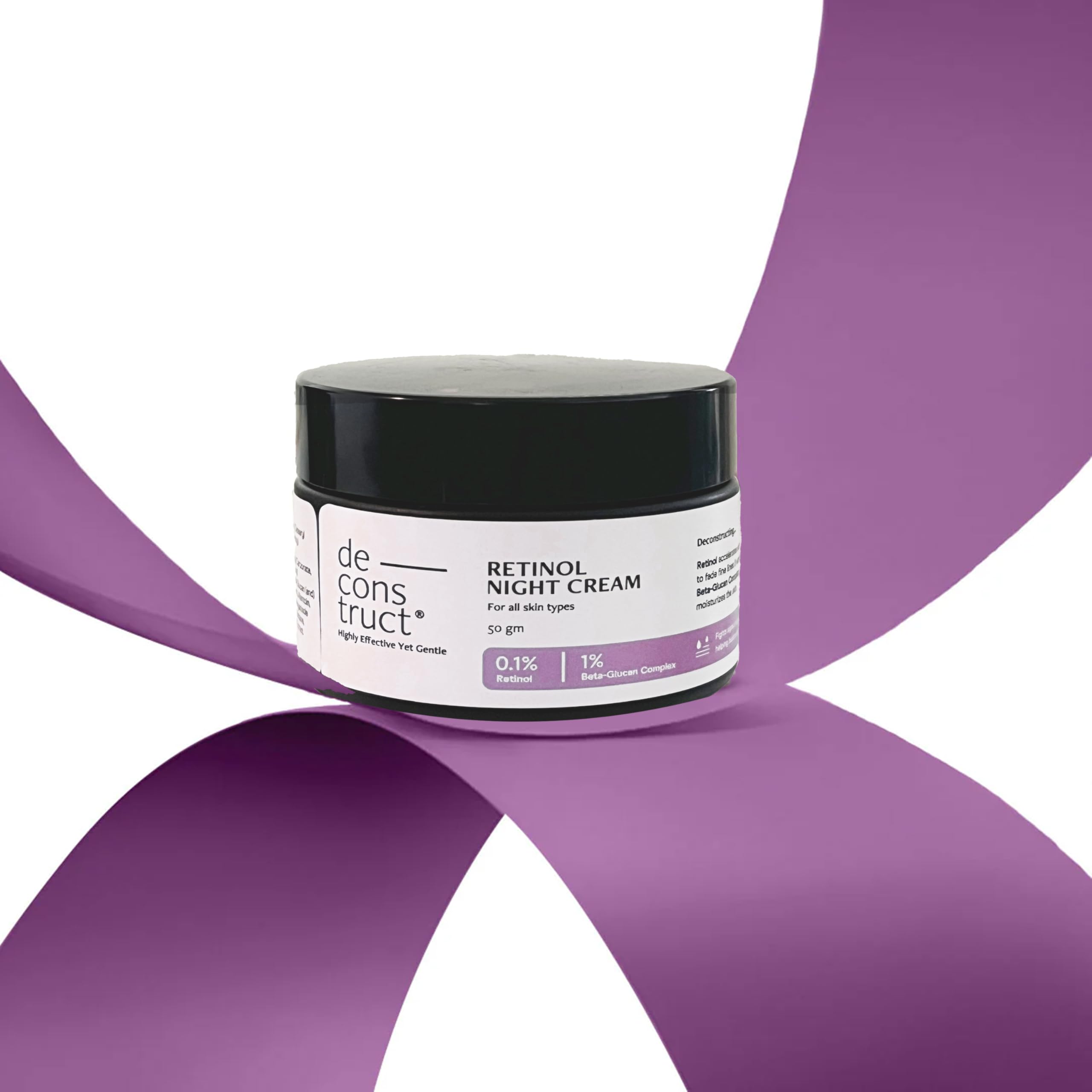 Retinol Night Cream (0.1% Retinol, 1% Beta-Glucan)