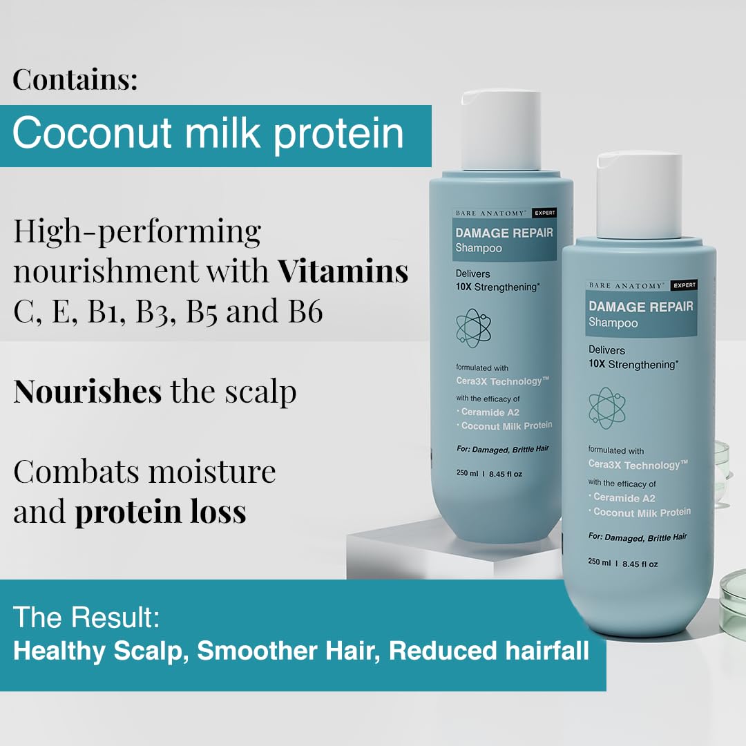 Ceramide A2 & Coconut Milk Protein Damage Repair Hair Shampoo