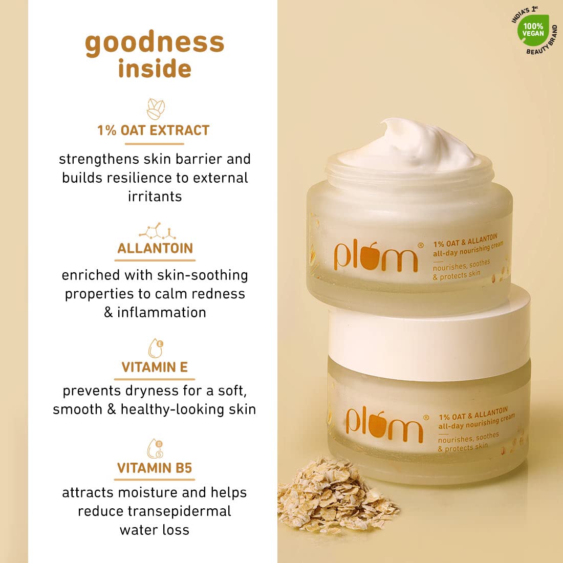 Prebiotic Oat Moisturizing Cream