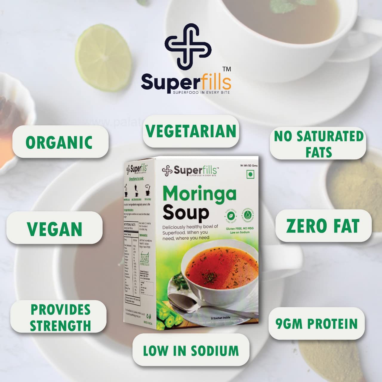 Natural Moringa Powder Soup