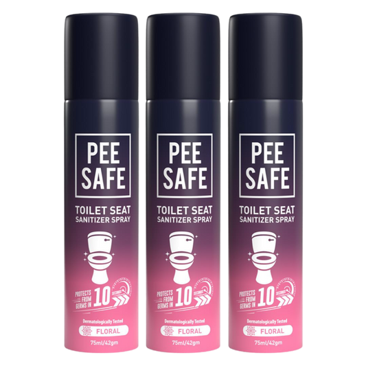Toilet Seat Sanitizer Spray Floral (Pack of 3)