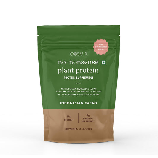 No Nonsense Plant Protein Organic Pea & Rice Isolate Indonesian Cacao