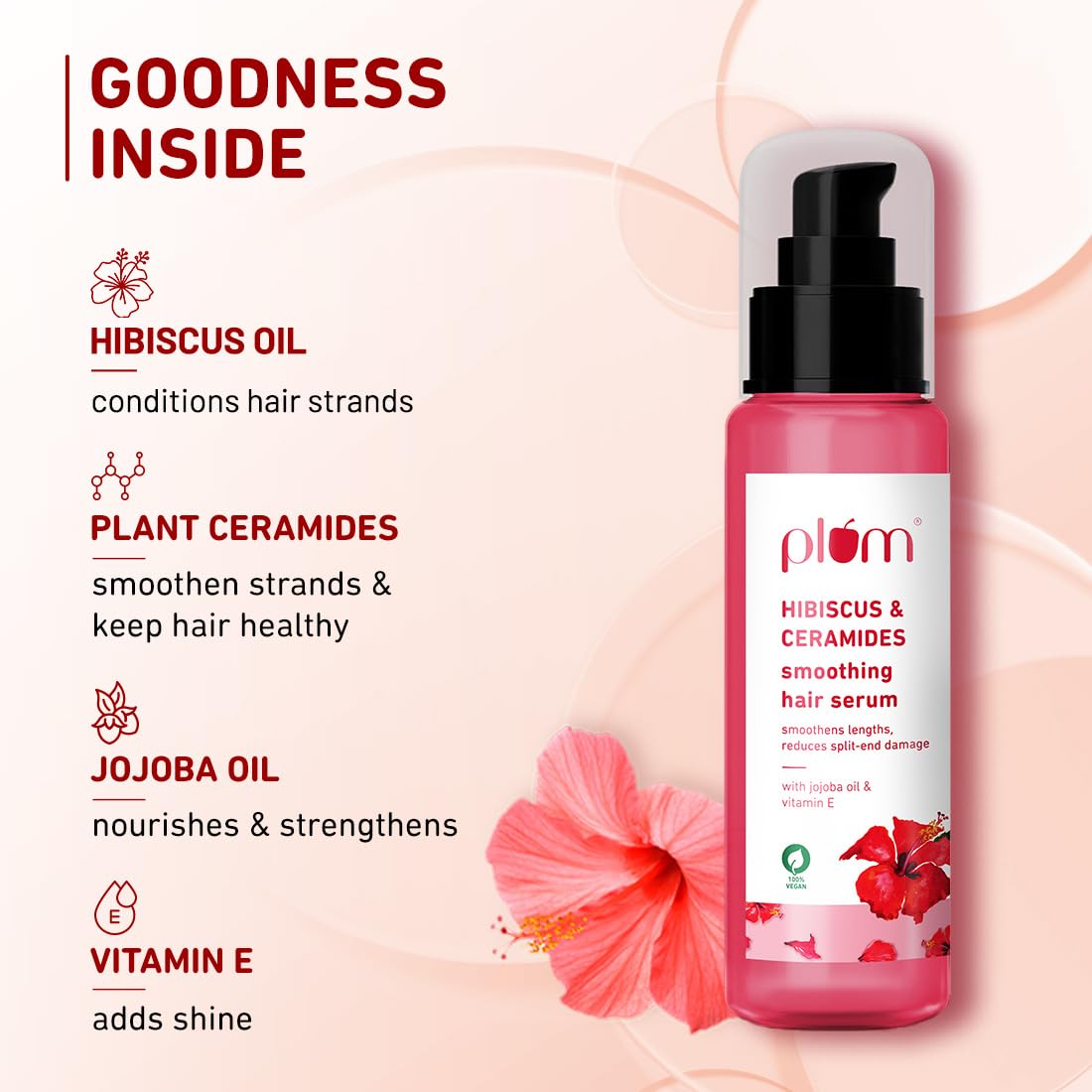 Hibiscus Hair Serum with Ceramides