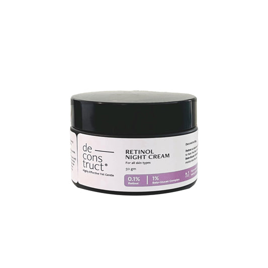 Retinol Night Cream (0.1% Retinol, 1% Beta-Glucan)