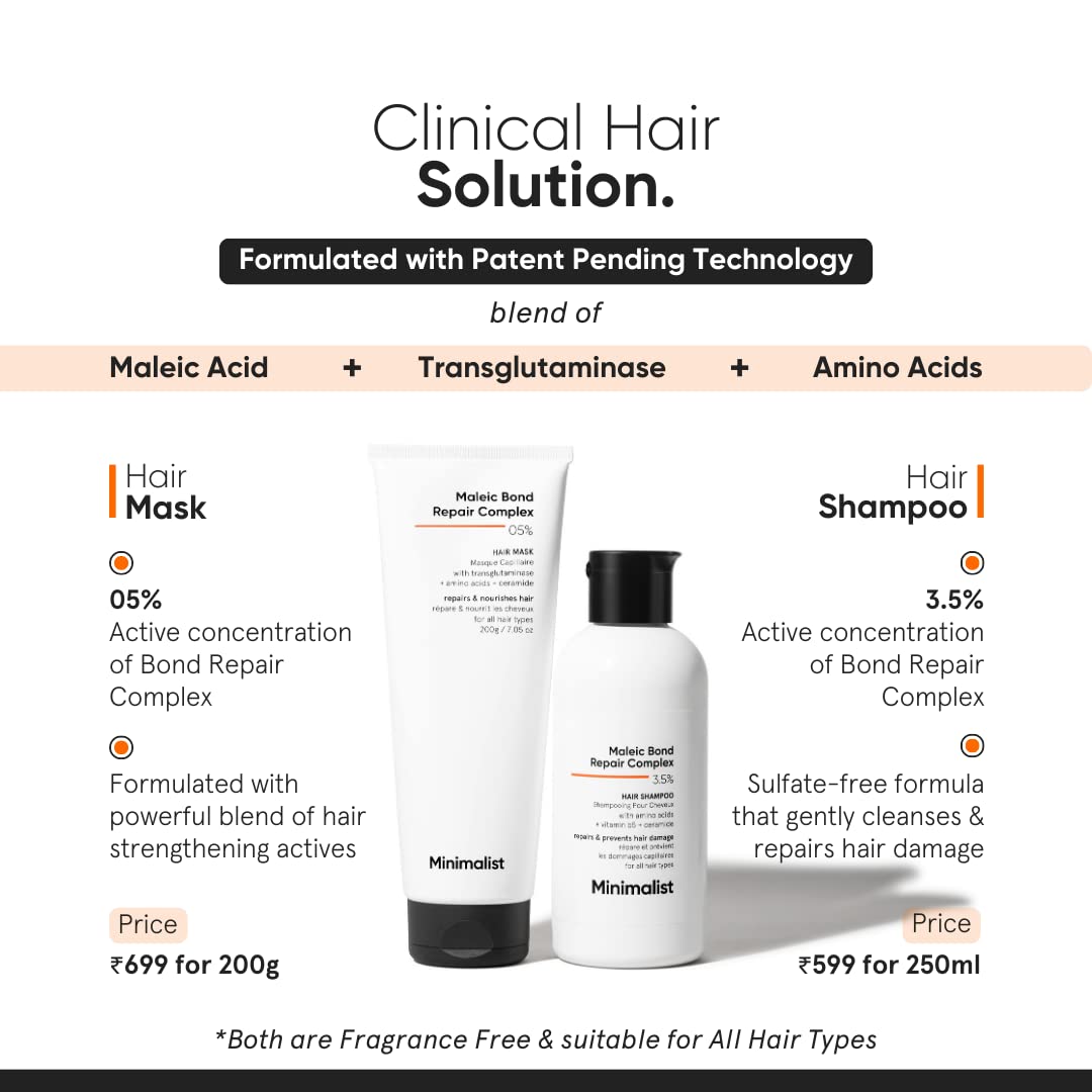 Hair Mask For Repairing Dry,Damaged,Dull,Treated Hair