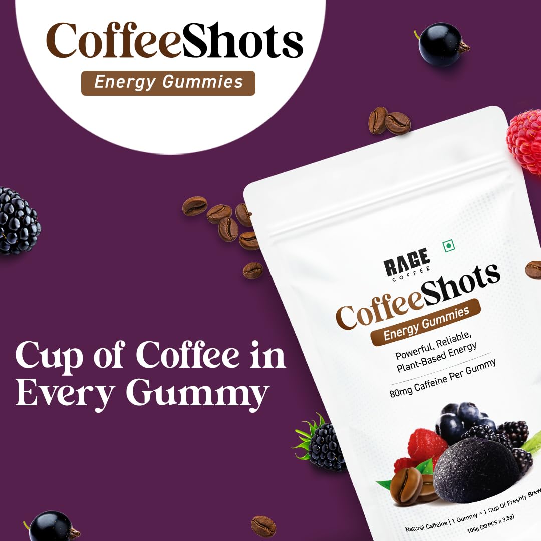 Premium Energy Coffee Shots Gummies