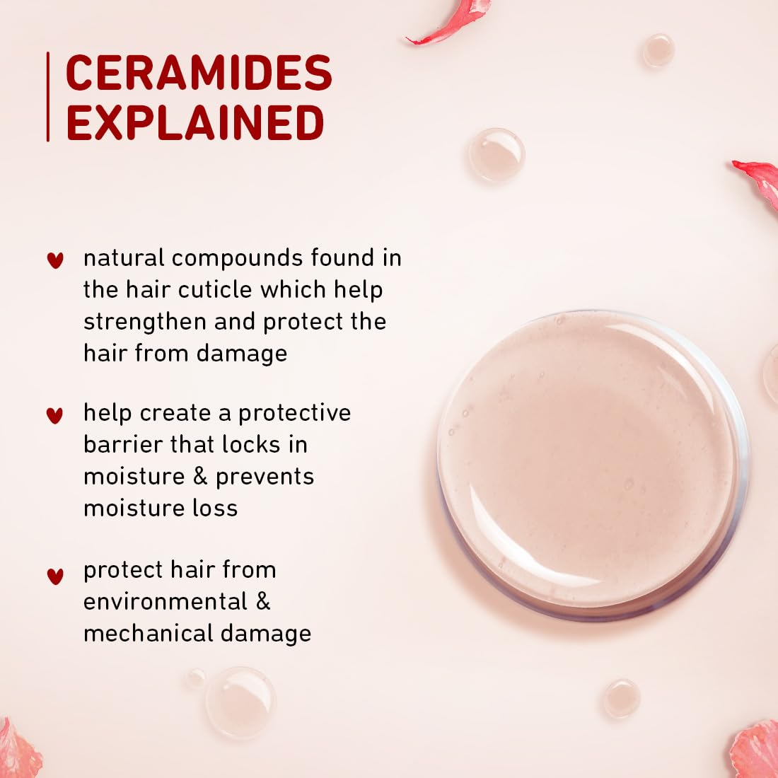 Plum Hibiscus & Ceramides Shampoo | For Silky, Smooth, Long Hair & Split End Repair | Shampoo for Women and Men | 75ml