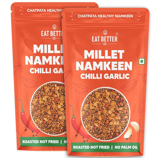 Millet Namkeen Chilli Garlic Roasted Snacks