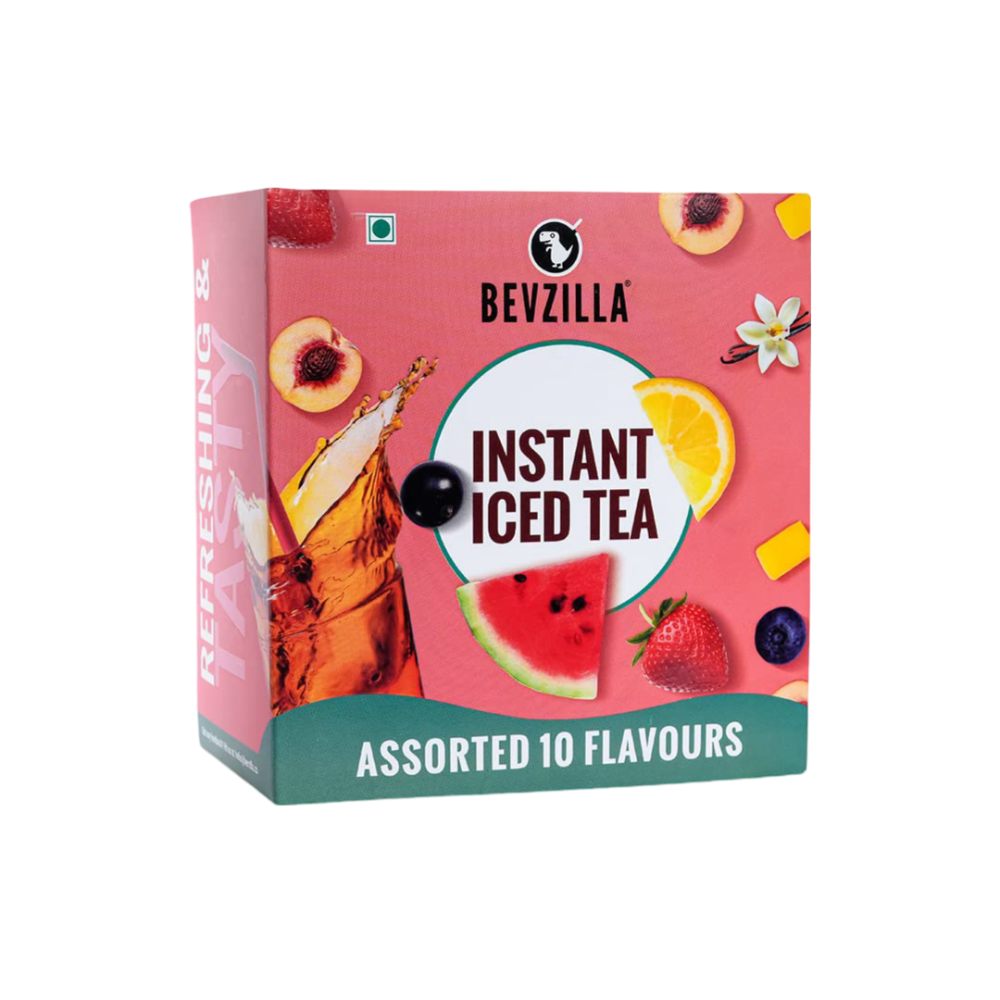 Assorted Iced Tea Powder 10 Flavours Pack