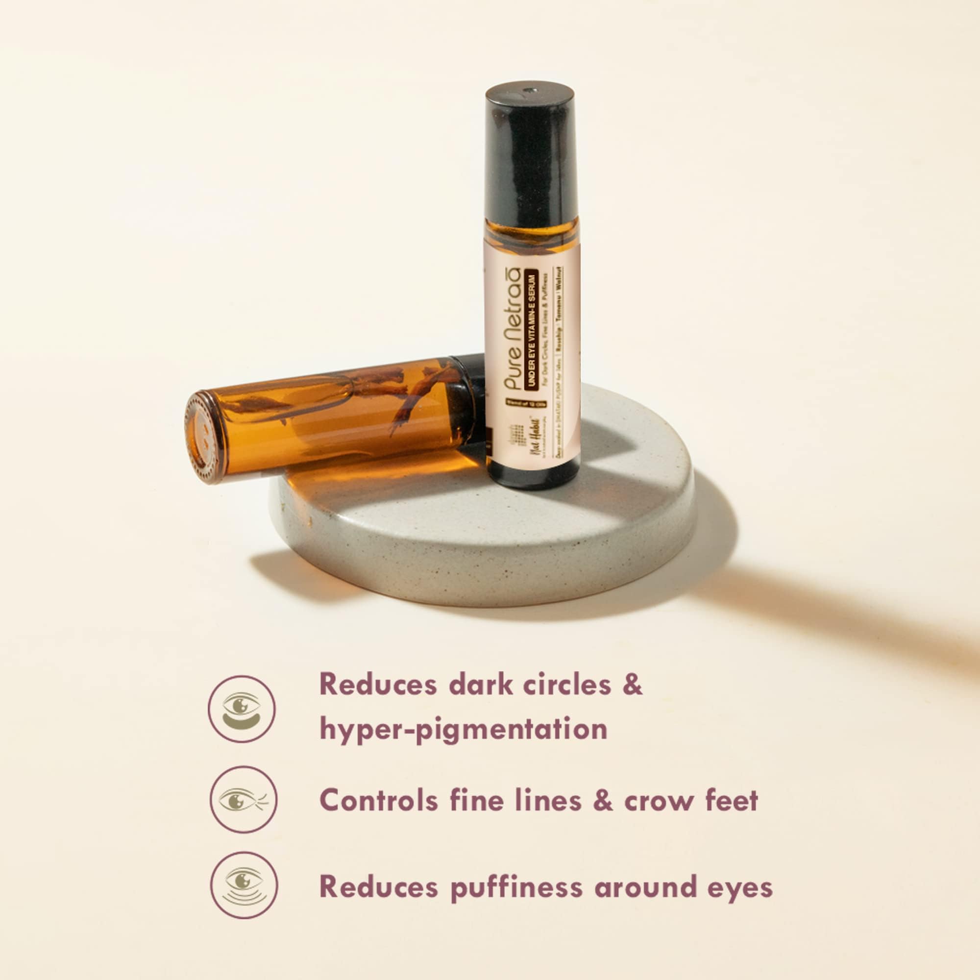 Nat Habit Pure Netraa Under Eye Serum For Fine lines