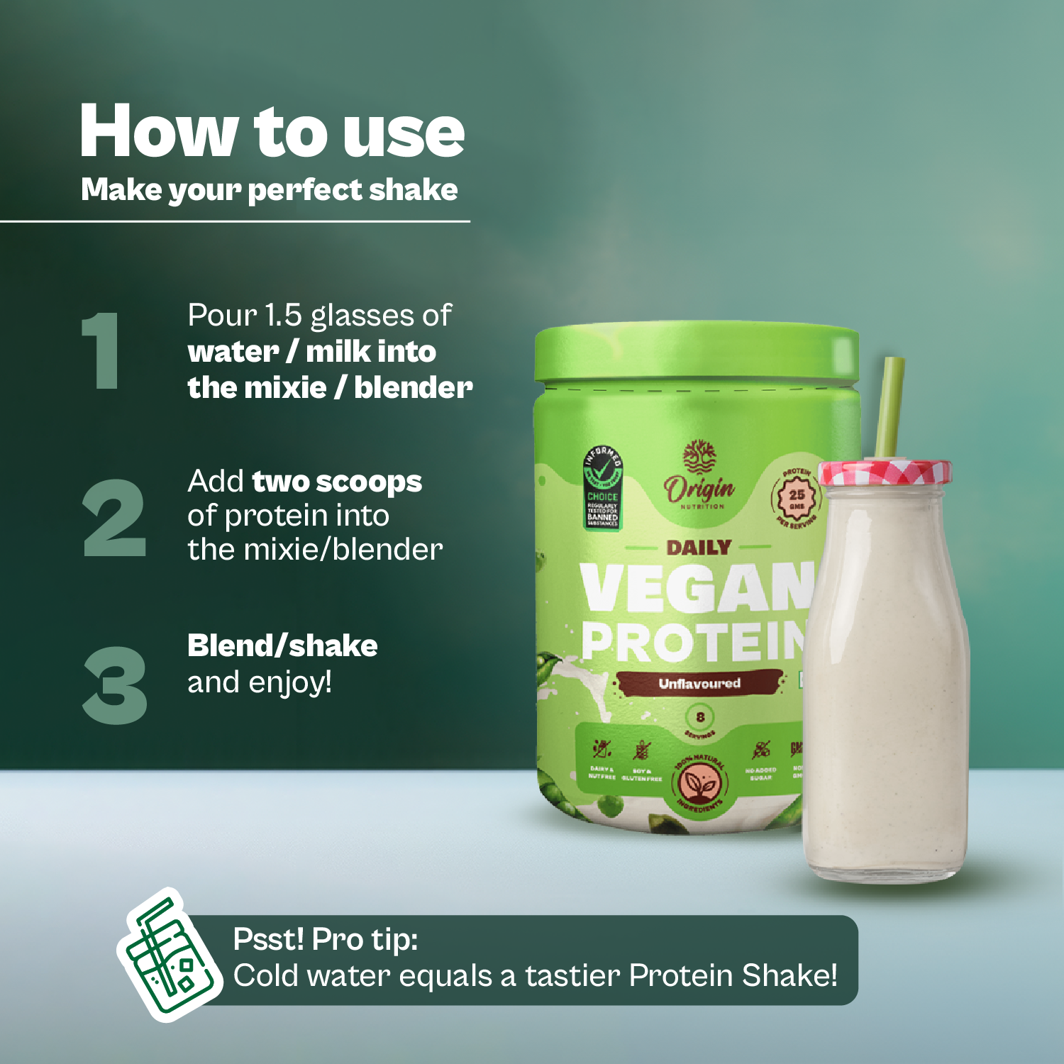 Unflavoured Plant Protein Powder