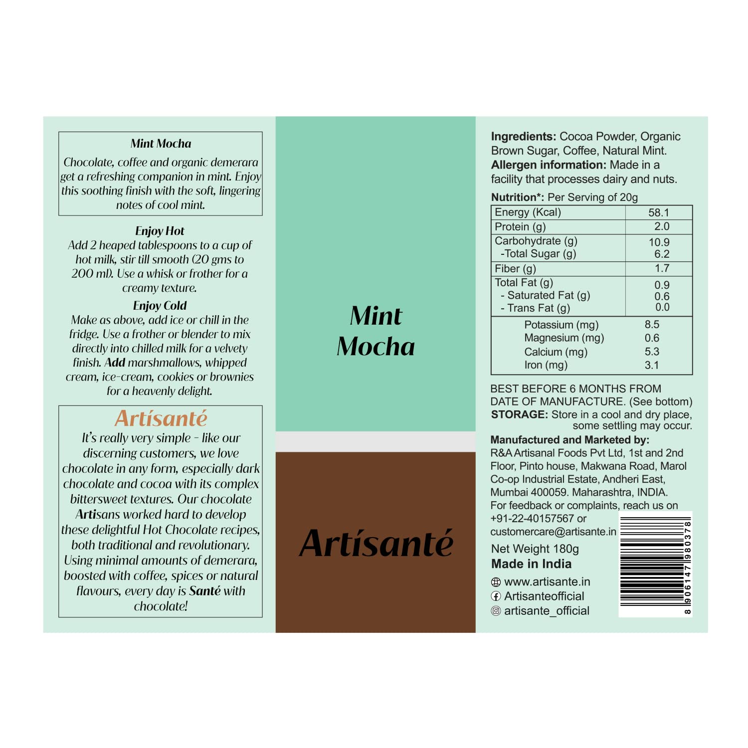 Mint Mocha Powder