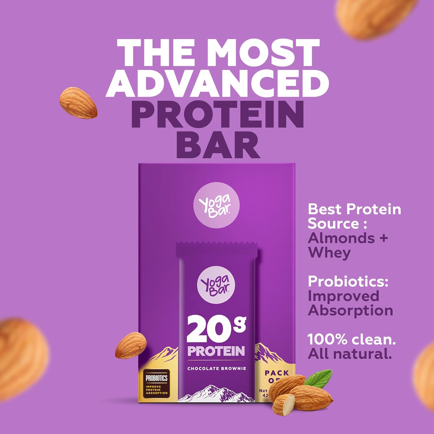 Chocolate Brownie 20g Protein Bar Box