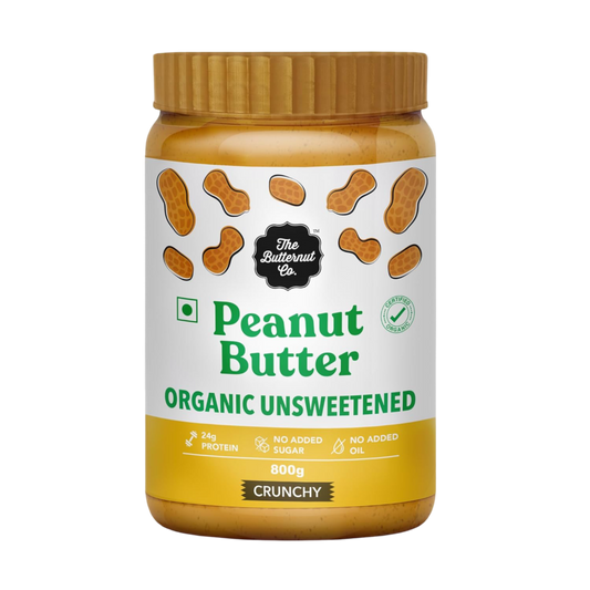 Crunchy Unsweetened Organic Peanut Butter