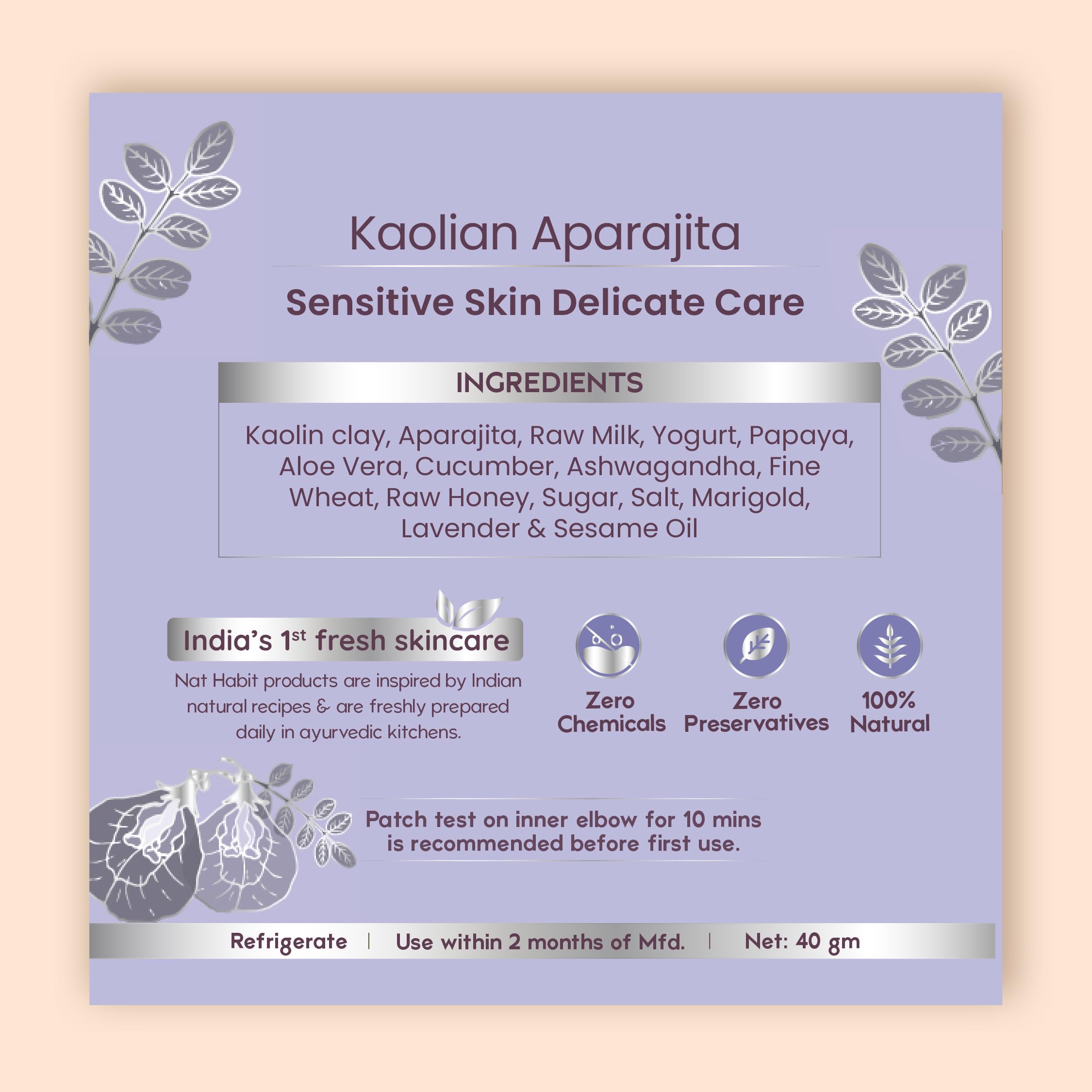 Fresh Kaolin Aparajita Ksheer Lepa Face Mask For Sensitive Skin