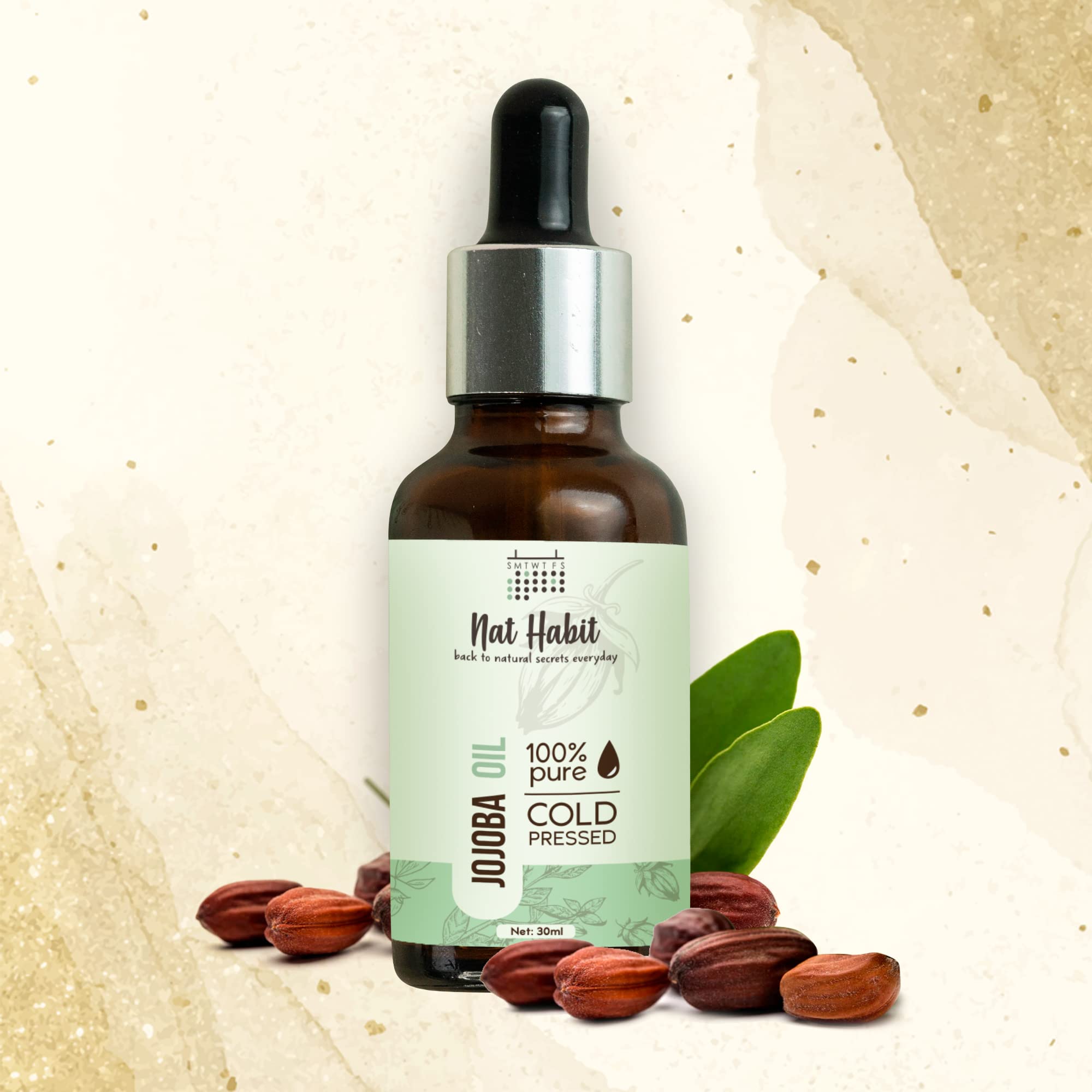 Cold Pressed 100% Pure Jojoba Oil for Skin & Hair