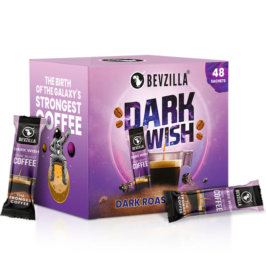 48 Black Roast Coffee Sachets