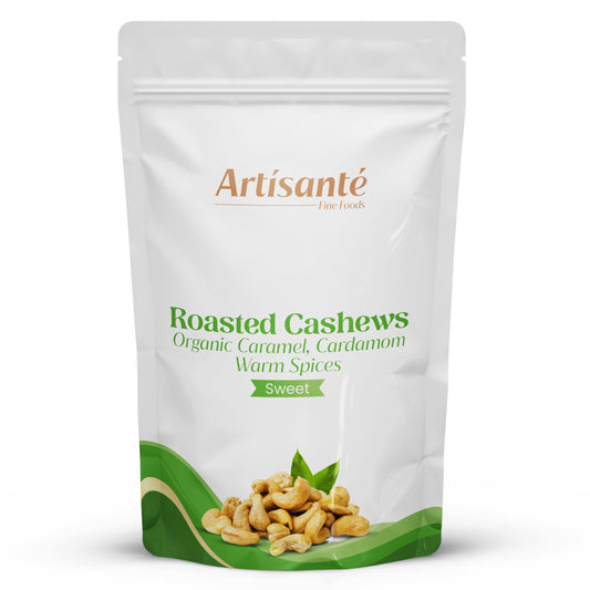 Caramel Roasted Cashew with Cardamom