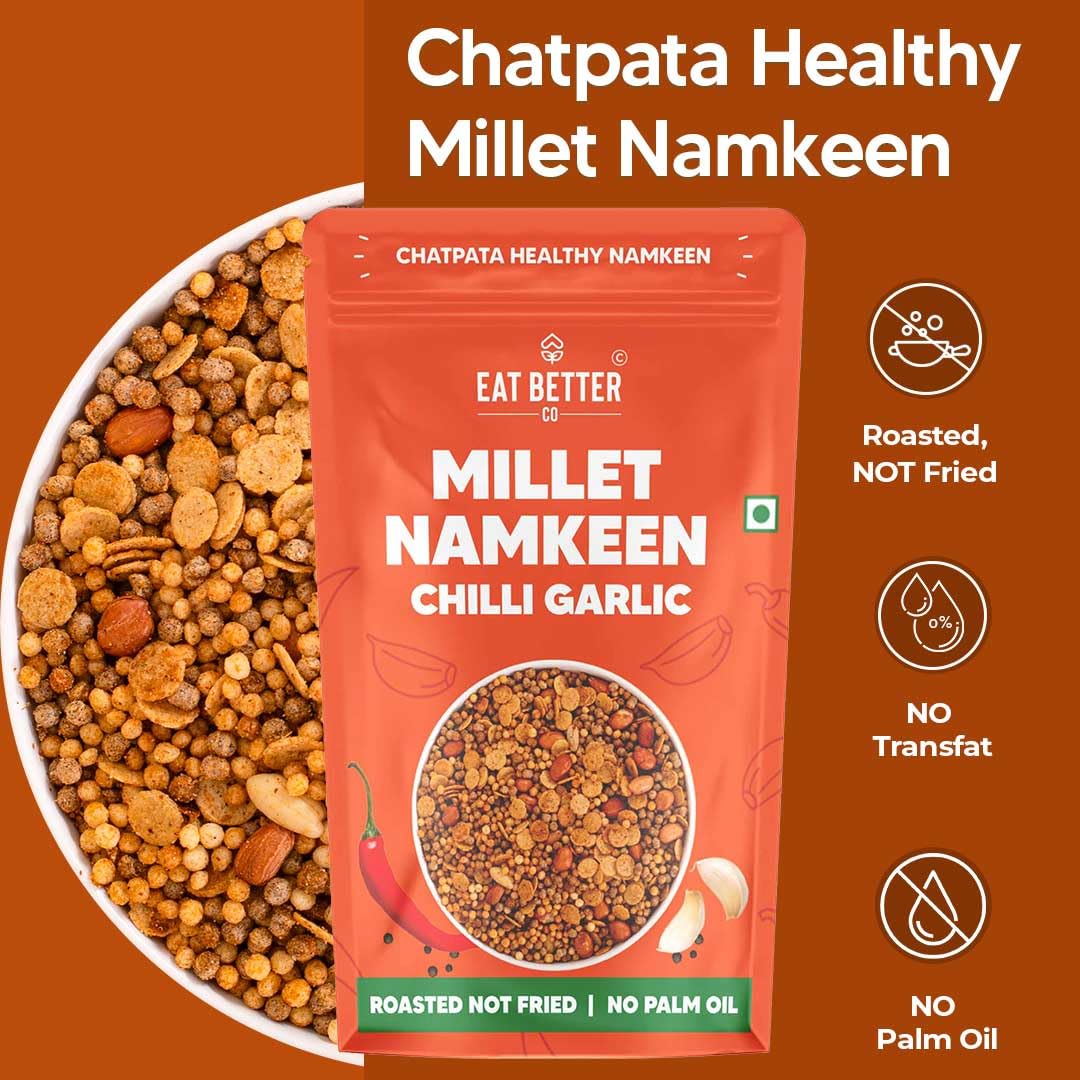 Millet Namkeen Combo Chilli Garlic & Desi Masala