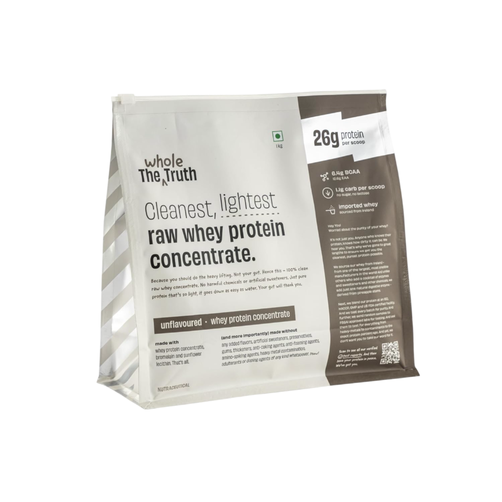 Unflavoured Raw Whey Protein Concentrate