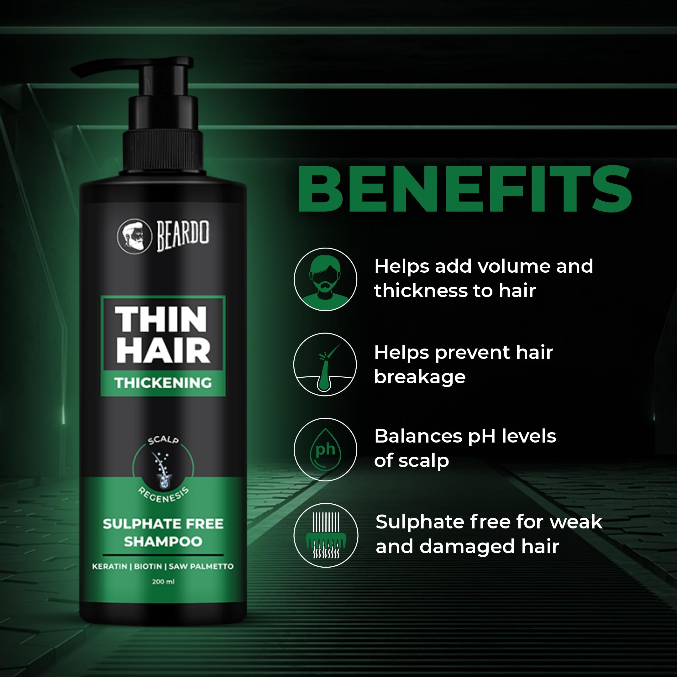 Thin Hair Thickening Sulphate free Shampoo