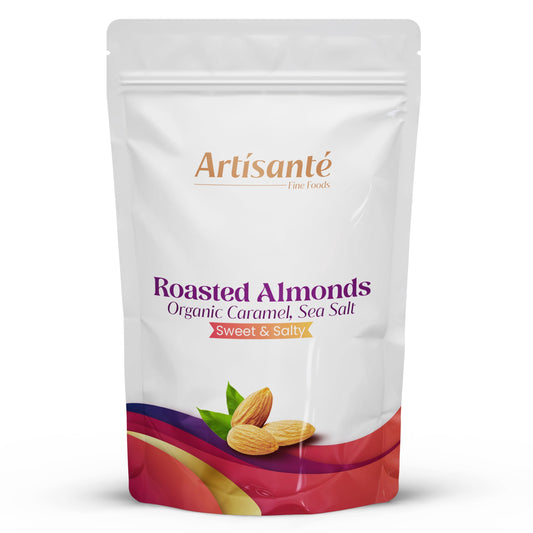 Caramel Roasted Almonds with Sea Salt