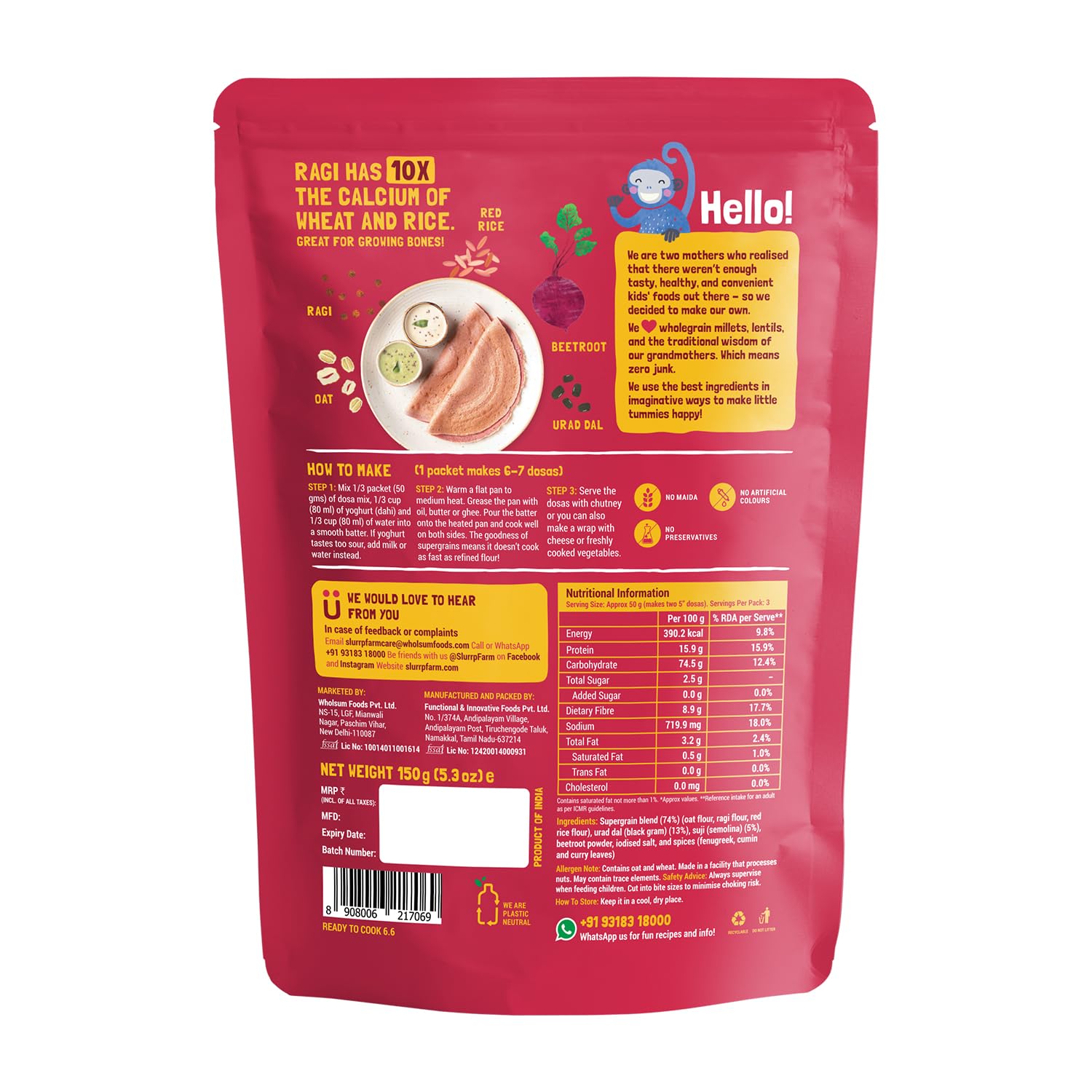 Millet Dosa 2 Pack